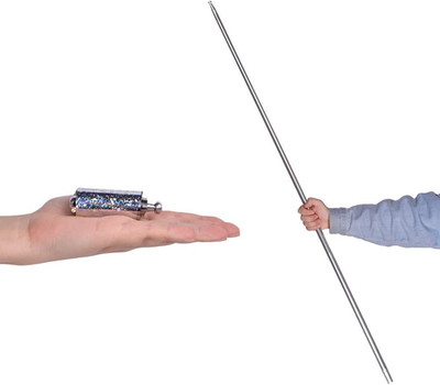 Magic Pocket Staff Metal Appearing Cane with Video Tutorial Link Magic