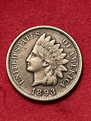 1893 Indian Cent- Exceptionally Sharp- Extra Fine-Quite A “Looker” JC-422