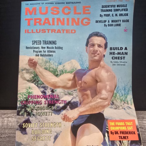 VTG Muscle Training Illustrated JAN 66 Nick Perrotti Gay Interest Beefcake