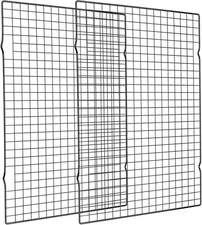 Briout Cooling Rack for Baking, 2-Pack 16x10 Inches Baking 16x10-2PC, Black 
