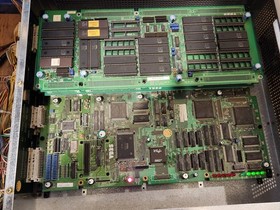 Sega Rally 1 ROM Board + Comm. Link + I/O - Sega Model 2 2A A-CRX Arcade PCB Lot