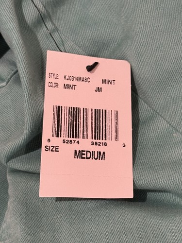 NEW Kut From the Kloth Medium Mint Green Jacket Crop Fray Hem NWT - Picture 9 of 9
