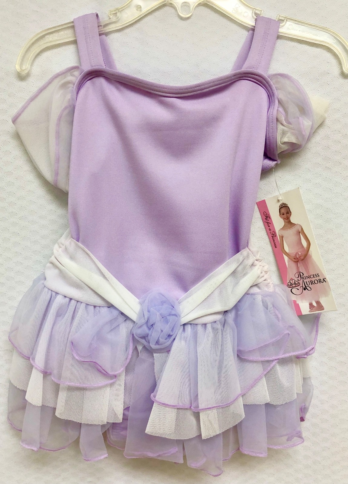 NUEVO CON ETIQUETAS Body Wrappers NIÑAS VESTIDO DE BAILE BALLET FALDA ADJUNTA LEOTARDO #2229 TALLA 3-4