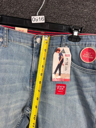 Levi's Boys Jeans Performance 511 Flex Stretch Denim Size 20R (30-32) Blue NWT - Picture 8 of 13