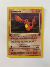 Pokémon Karte Glumanda 50/82 Team Rocket Set 1st Edition Deutsch Pokemon