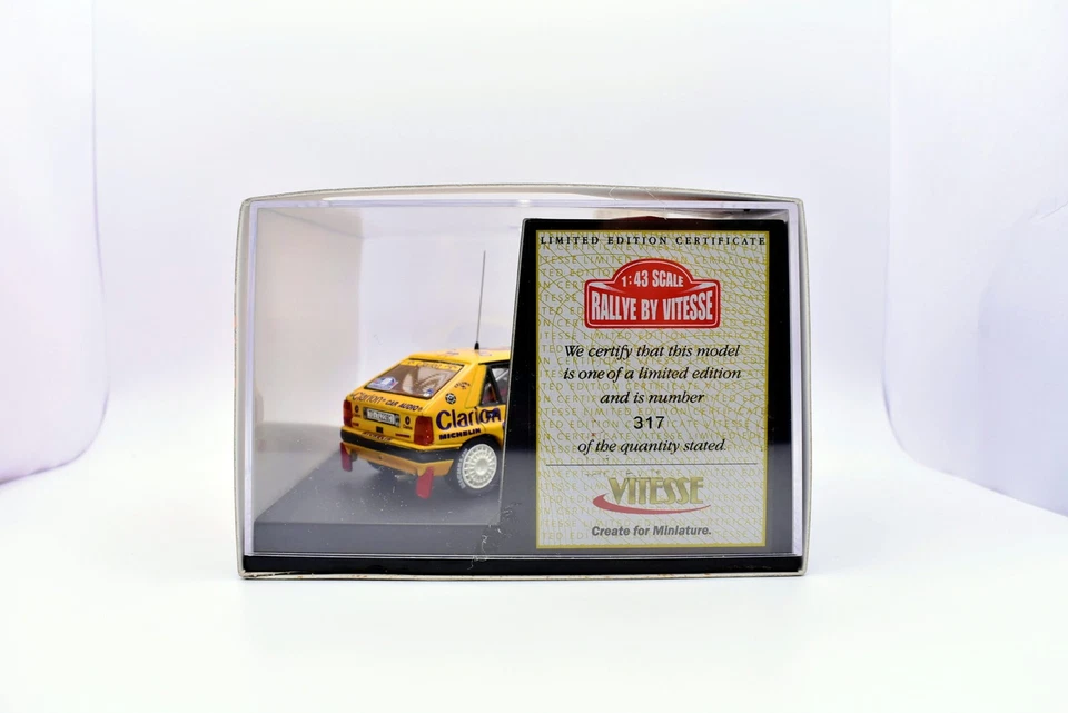 Modellino auto scala 1:43 Lancia delta integrale rac rally vitesse modellismo - Immagine 2 di 4