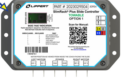 Lippert Slide Room Controller For Slimrack Plus And Sureslide