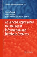 Advanced Approaches To Intelligent Information And Database Systems Janusz Sobec