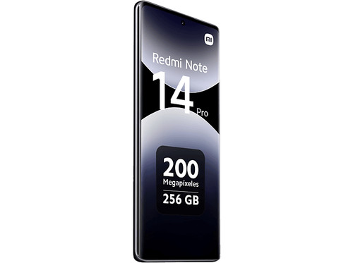 Móvil - Xiaomi Redmi Note 14 Pro, Negro medianoche, 256 GB, 8 GB RAM, 6.67" - Imagen 4 de 6