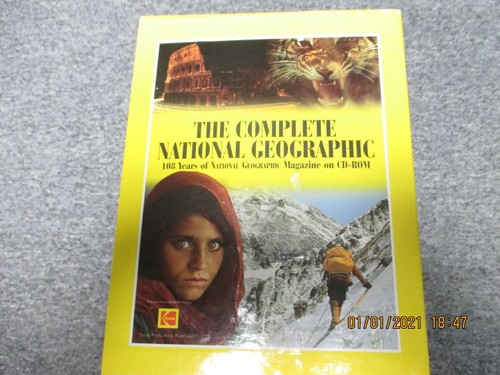 The Complete National Geographic Magazine on CD-Rom Box Set 1888-1980s Excellent - Picture 2 of 4