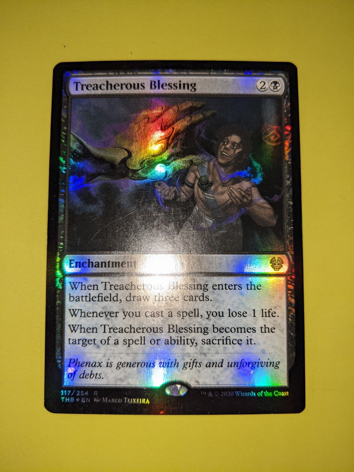 FOIL Treacherous Blessing x1 Theros: Beyond Death 1x Magic the Gathering MTG