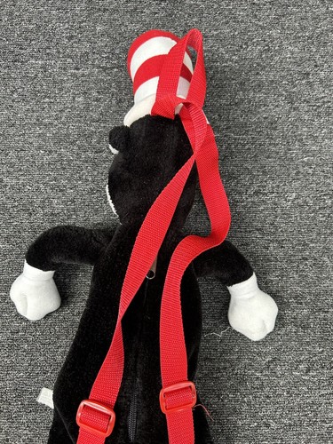 Dr Seuss 2002 Manhattan 22" Plush Stuffed Cat In The Hat Bean Bag Backpack Toy - Picture 5 of 18