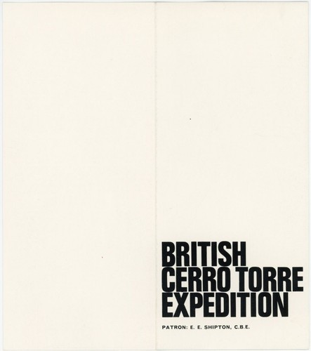 MOUNTAINEERING 1967 BRITISH CERRO TORRE EXPEDITION MULTISIGNED CARD SPECIAL MAIL - Picture 6 of 8