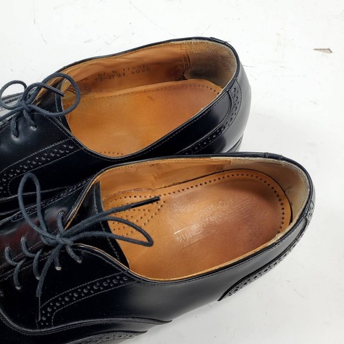 Johnston & Murphy Mens Keats Oxford Dress Shoes Black Patent Leather USA 9.5D - Picture 6 of 10