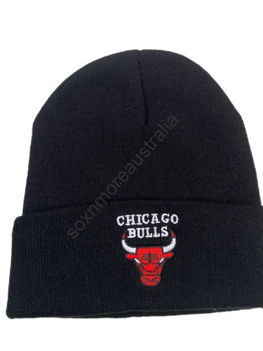 Unisex NBA Basketball Logo Beanie Lakers Chicago Bulls Golden State Warriors - Picture 6 of 13