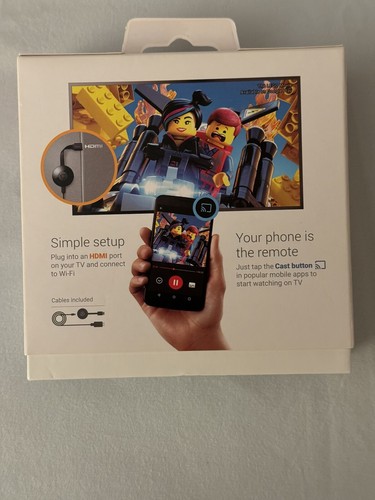 Google Chromecast Digital HD Media Streamer New Sealed 1PC - Picture 2 of 5