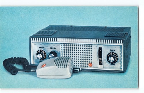 RCA Citizens Band 2-Way Radio Advert. Postcard~Made New Jersey Auto QSL NJ -N6 - Picture 3 of 4
