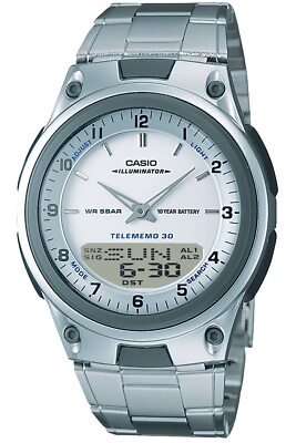 CASIO Collection AW-80D-7AJH Herrenuhr Silber Blister Edelstahl NEU