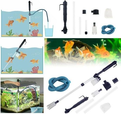 Electric Aquarium Vacuum Gravel Cleaner Adjustable Automatic Fish Tank Cleaner - Picture 19 of 22