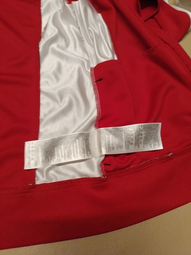 Nike Boys Tricot Track Jacket Full Zip Long Sleeve Basketball Red Size XL - Picture 16 of 17