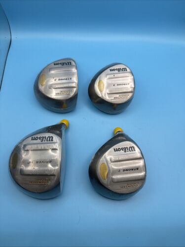 WILSON COUNTER TORQUE MIDSIZE Left handed Driver/ Woods 4 Clubs Heads Only NEW - Picture 2 of 9
