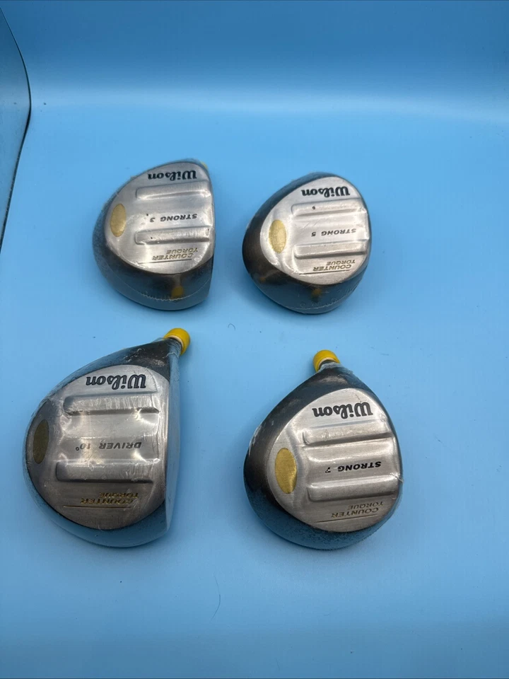 WILSON COUNTER TORQUE MIDSIZE Left handed Driver/ Woods 4 Clubs Heads Only NEW - Image 2 of 4