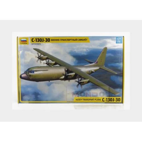 1:72 ZVEZDA Lockheed Martin C-130J-30 Airplane Military Heavy 1954 Kit ZS7324 - Immagine 2 di 2