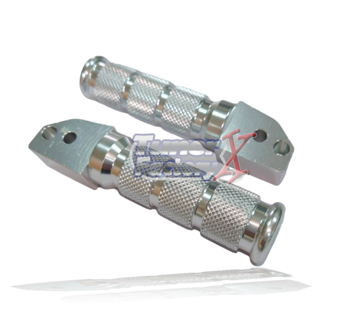 Front Foot Pegs FIT Suzuki GSXR GSF SV TL RF VX Bandit Step Footrest 8mm chromed - Picture 2 of 6