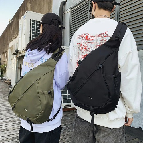 Herren Schultertaschen Packs Tasche Crossbody Outdoor Sport Schulter Brusttasche Packtasche - Bild 13 von 24