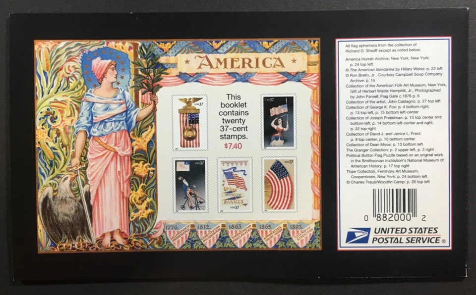 United States „Old Glory“ Prestige Booklet, Scott BK 294, Never Opened, MNH, - Image 2 of 4