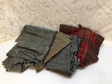 100 WOOL Bundle Fabric Washed for Appliqu  Rug Hooking Crafts 1 LB SKWG4 