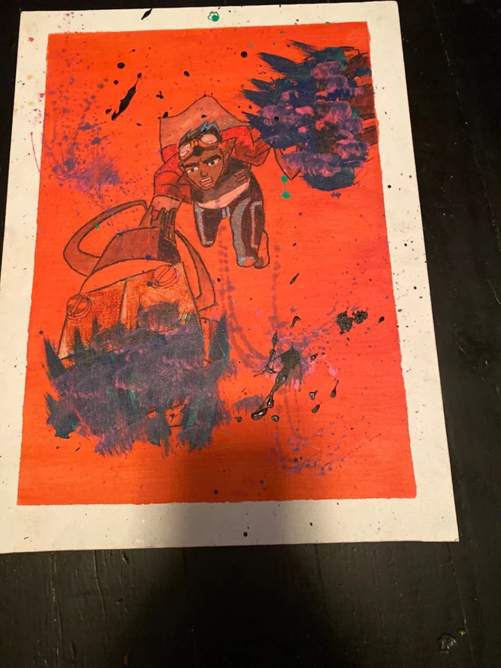 Generador rex fan art pintura lienzo 12x16 Foto 2 de 2