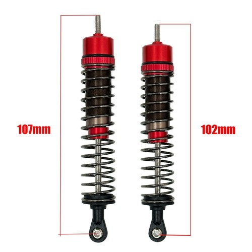 Oil Shocks Absorber Adjustable Damper For Tamiya CW-01 Chassis Lunch Box Pumpkin - Picture 2 of 5