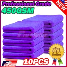 Microfiber Cleaning Cloth Plush Towel No-Scratch Polishing Detailing All purpose