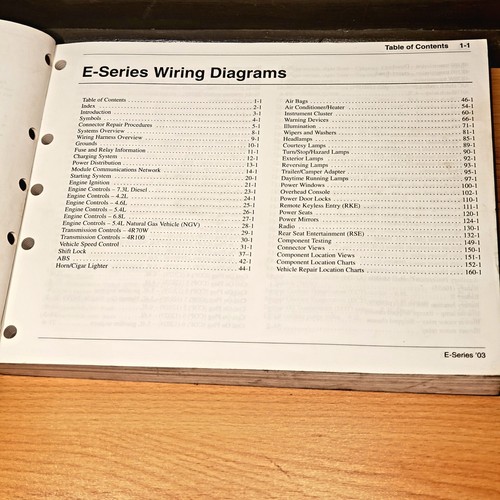 2003 FORD E-SERIES workshop sevice REPAIR SHOP MANUALS Volume 1&2 plus EWD - Picture 9 of 10