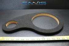 1 MDF SPEAKER RING SPACER 8 INCH 2 HOLES CARPET WOOD 3/4 FIBERGLASS 8CTW