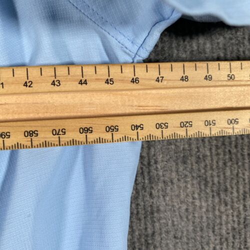 Columbia Shirt Womens Medium Blue Button Up Titanium Softshell Hiking Outdoors - Picture 8 of 11