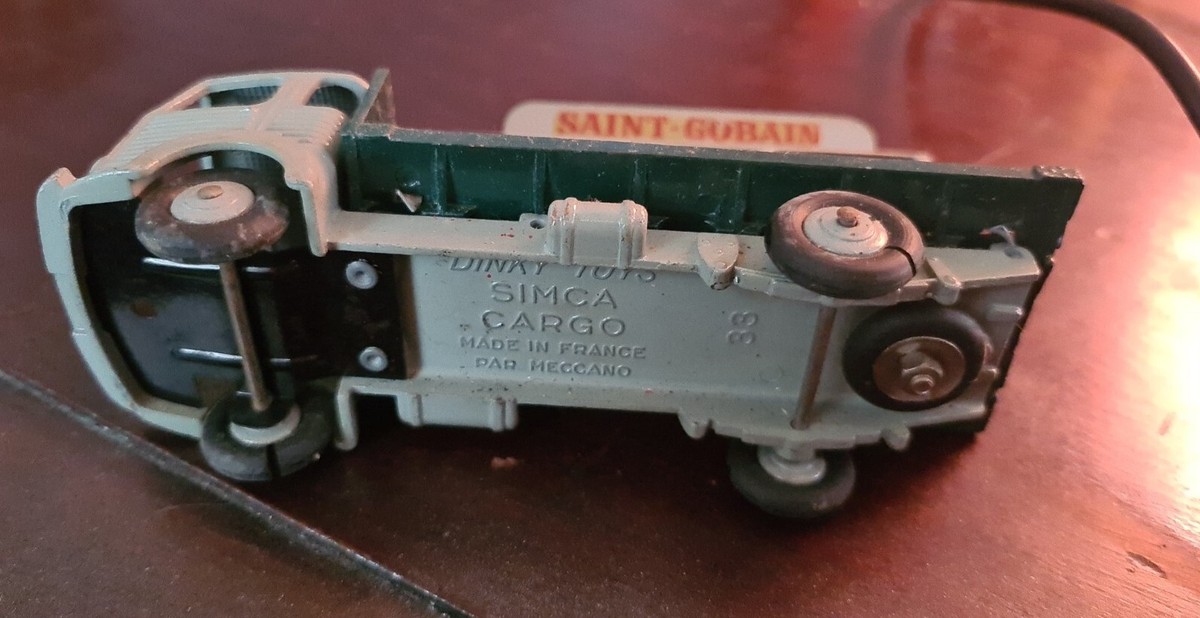 Dinky Toys Simca Cargo 33 Meccano – Miroitier Saint-Gobain – Miniature Ancienne (Occasion)