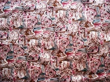 Cotton Quilt Fabric Copyright Peter Pan  by 18"x 44"