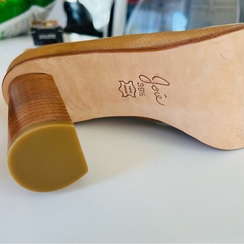 JOIE Cordelia Lace-up Heeled Sandal in Tan Size 39.5 NWT - Picture 10 of 13
