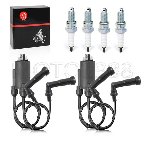 Ignition Coil & Spark Plug W/ Cap Kit For HONDA Nighthawk 750 CB750SC 1982 1983 - Picture 10 of 14