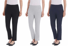 Hilary Radley Ladies' Pull-On Mid-Rise Tummy Control Ankle Pant