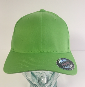 plain green baseball hat