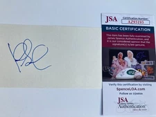 JOHN GOODMAN  signed 3x5 card "ROSEANNE", "THE BIG LEBOWSKI", "BAR   JSA#AZ93193