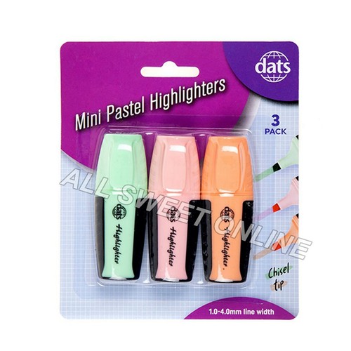 36pcs Coloured Highlighter Pens 12pk Chisel Nib Marker Pen Waterbase Ink Office - Picture 2 of 13