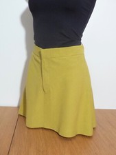 🌼 Jupe Courte Evasée Vert Clair- Taille L- Zara