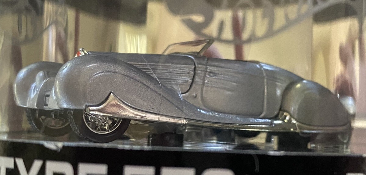 Hot Wheels Type 57C Bugatti Cabriolet Silver Limited Edition