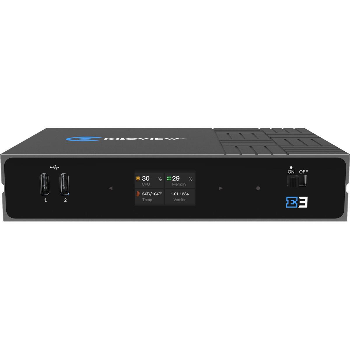 Двухканальный видеокодер HEVC 4K HDMI 3G-SDI Kiloview E3