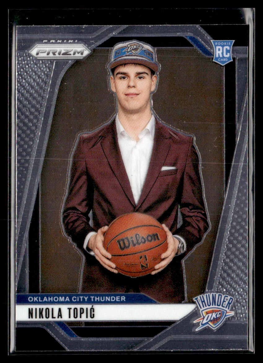 2024-25 Panini Prizm Nikola Topic Rookie Variation RC #230 Oklahoma City Thunder