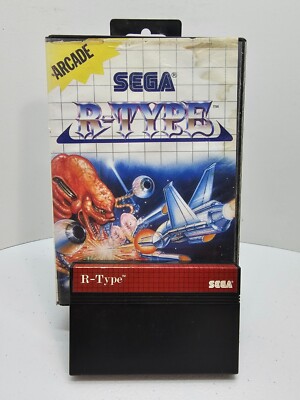 R-Type (Sega Master System, 1988) Box & Game no Manual.